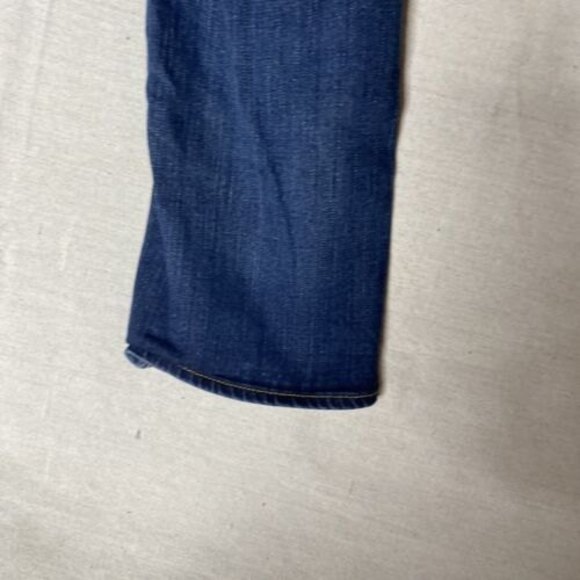 AEO American Eagle Womens Jeans Next Level Stretch Artist Crop Size 6 Dark Wash - Picture 7 of 9